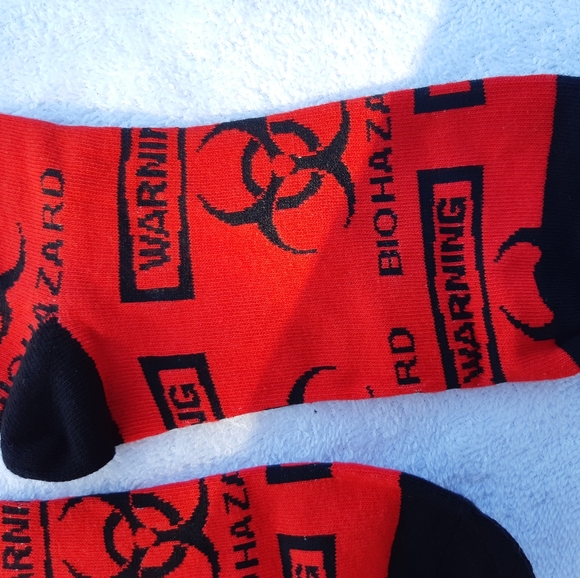 COPY - Biohazard pattern Socks - Picture 4 of 4